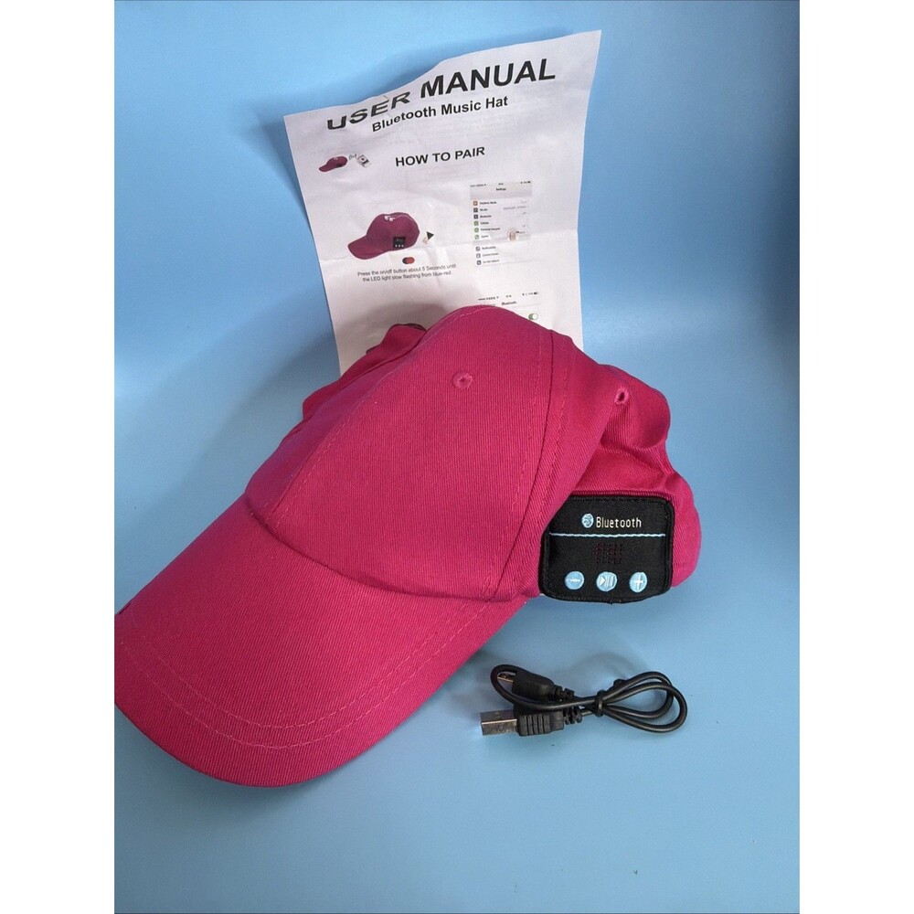 Baseball Hat Cap Bluetooth Headphone Stereo Earbuds Music Hat For Men Women New